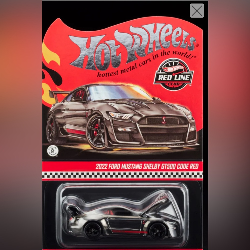 Hot Wheels RLC 2022 Ford Mustang Shelby
GT500 Code Red